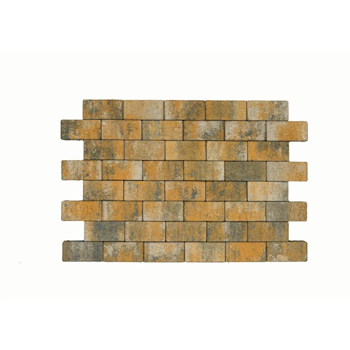 Rechteck 20x10x6 cm Muschelkalk m. Faseincl. 2 Würfel/Lage
