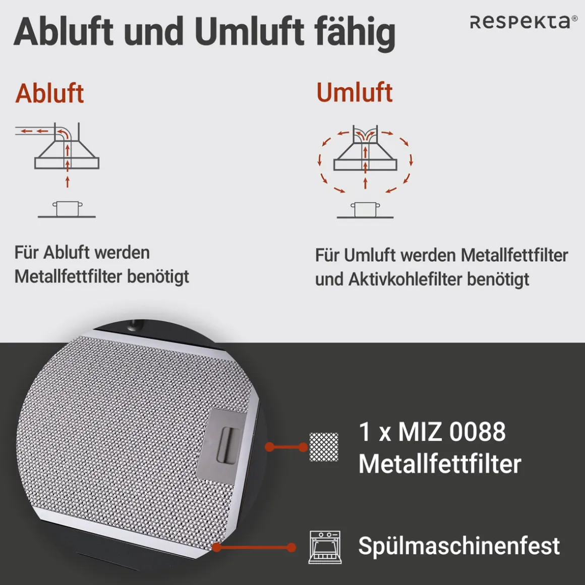 respekta Schraeghaube CH24060SAM schwarz60 cm