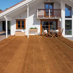 Rettenmeier Terrassendiele Kiefer/Teak 300 x 14,5 x 2,8 cm
