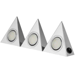 REV Ritter LED-Unterbauleuchte TrianglePromo 3 x 1,8W m Schalter