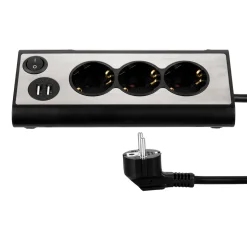 REV Ritter USB-Steckdosenleiste Lightsocket 3fach 2xUSB 0,5W