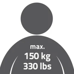 RidderBadezimmerstuhl Sam weiss bis 150 kg