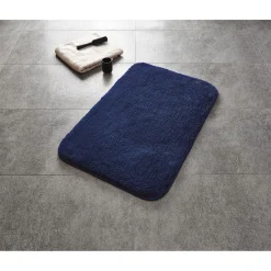 RidderTeppich Chic 60 x 90 cm dunkelblau Polyester-Microfaser