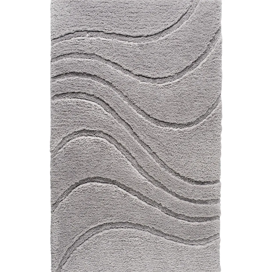 RidderTeppich La Ola 60 x 90 cm grau Polyester