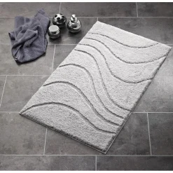 RidderTeppich La Ola 60 x 90 cm weiß Polyester