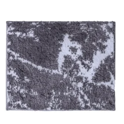RidderTeppich Marmor 55 x 50 cm grau-weiß Polyester-Microfaser