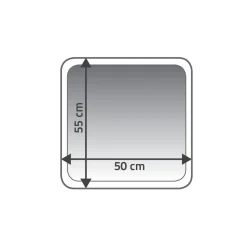 RidderVorleger Carl 55 x 50 cm beige Polyester