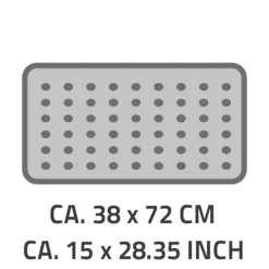 RidderWanneneinlage Foot 38 x 72 cm lila
