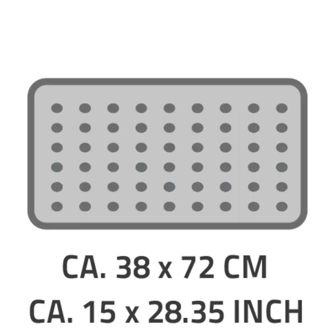 RidderWanneneinlage Foot 38 x 72 cm lila