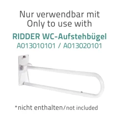 RidderWC-Papierhalter für WC-Aufstehbügel klappbar