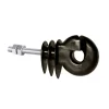 Ringisolator metrisch Durchmesser 6 mm schwarz