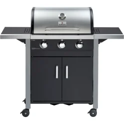 Rothmann Gasgrillwagen Ottawa 3 Brenner je 3,2 kW gusseisernes Grillrost