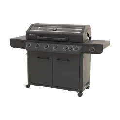 Rothmann Gasgrillwagen Vulcano 6 Turbo Plus Black Edition