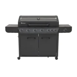 Rothmann Gasgrillwagen Vulcano 6 Turbo Plus Black Edition