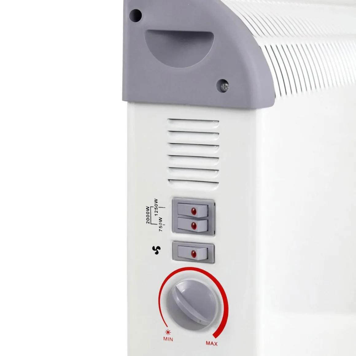 Rowi Wärmekonvektor 2000 Watt mit Gebläse HWK