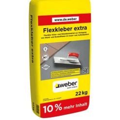 Saint-Gobain Weber Flexkleber extra C2TE 22 kg