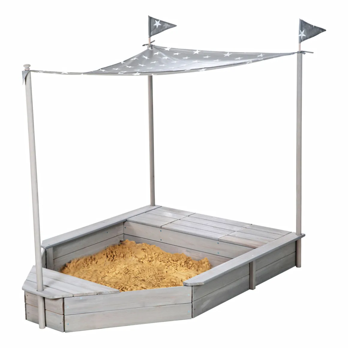 Sandkasten Boot 65 x 109 x 154 cm