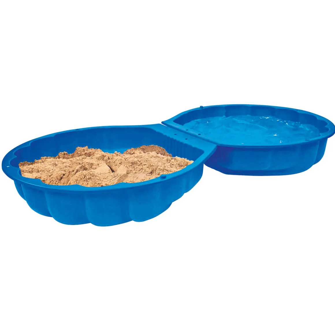Sand- und Wasserspielmuschel blau