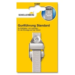Schellenberg Doppelleitrolle Maxi für 23 mm Gurtband weiß