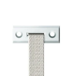Schellenberg Gurtführung eckig für 14-23 mm Gurtband weiß