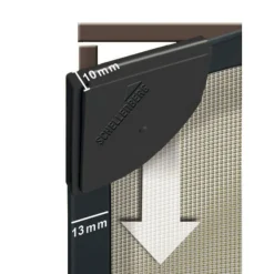 Schellenberg Insektenschutz-Magnetrahmen 100 x 120 cm anthrazit