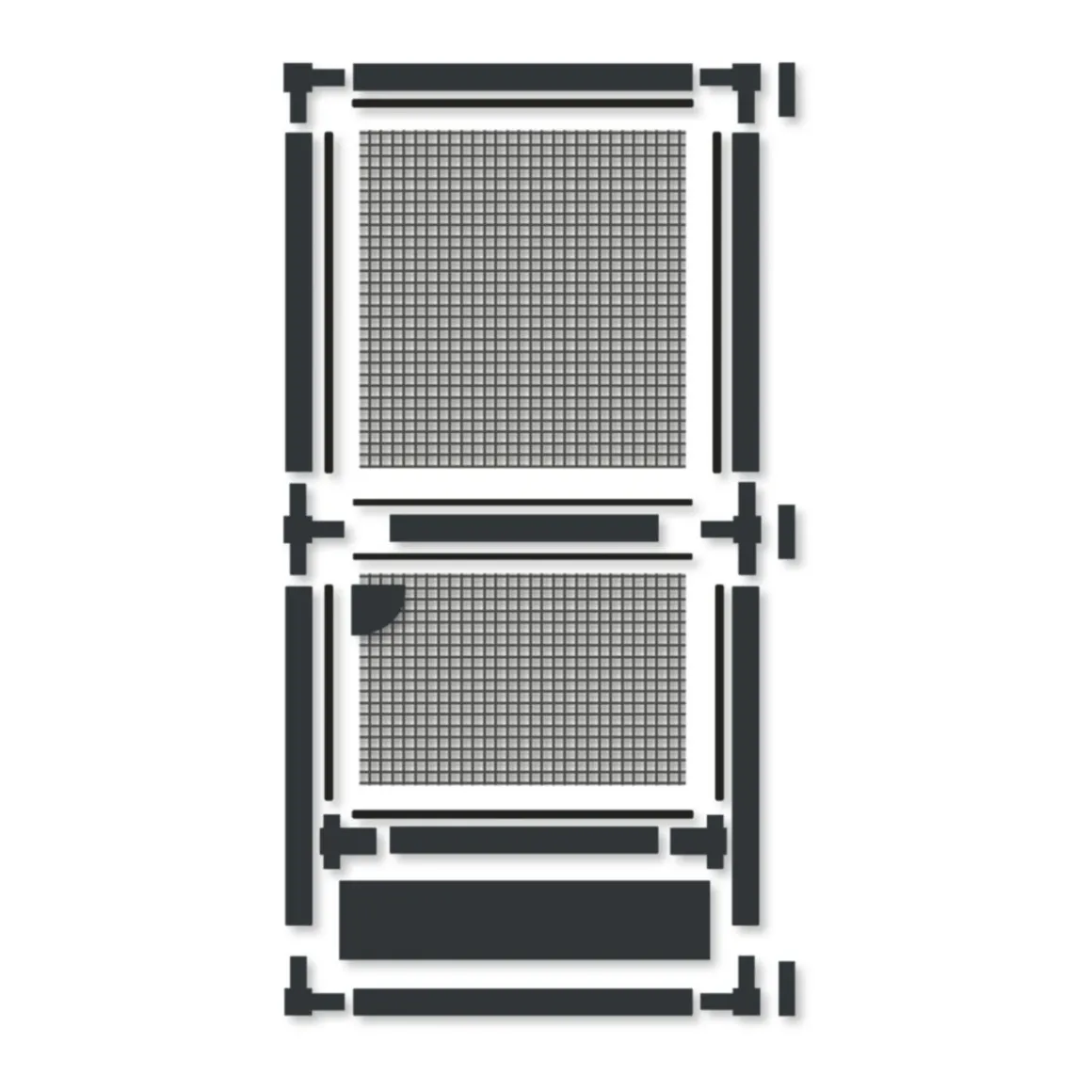 Schellenberg Insektenschutztür Plus 100 x 210 cm anthrazit