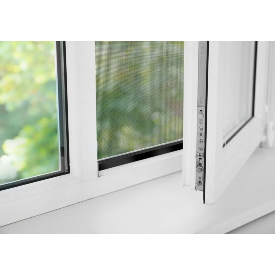 Schellenberg Insektenschutz Pop-Up Fenster 100 x 120 cm anthrazit