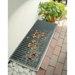 Schellenberg Lichtschacht-Gitter Sauberer Lichtschacht Aluminium 50 x 125 cm