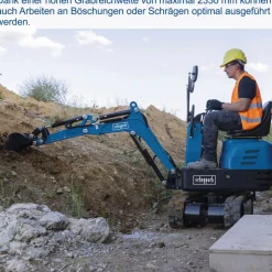 Scheppach Minibagger EXC815
