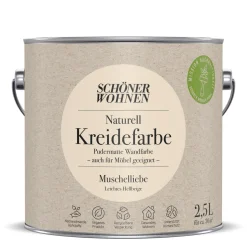 Schöner Wohnen FarbeNaturell Kreidefarbe 2,5 L Muschelliebe