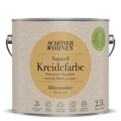 Schöner Wohnen FarbeNaturell Kreidefarbe 2,5 L Blutenzauber