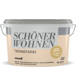 Schöner Wohnen FarbeWandfarbe Trendfarbe sand 5 Liter