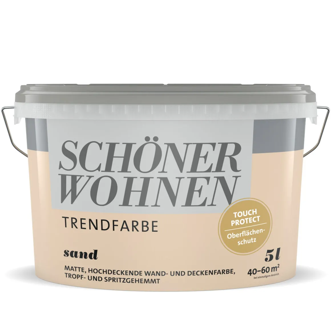 Schöner Wohnen FarbeWandfarbe Trendfarbe sand 5 Liter