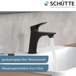 Schütte Waschtischarmatur Boston schwarz