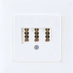 Schwaiger Telefonanschlussdose Universal 3-fach Unterputz