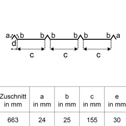 SDF Dach- und Fassadenblech 118 x 58,5 x 2 cm