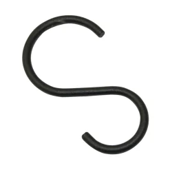 S Haken schwarz