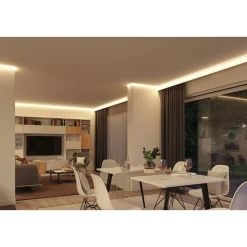 SimpLED Stripe Set 10m RGB Zigbee230/12V DC Weiss Metall Kst