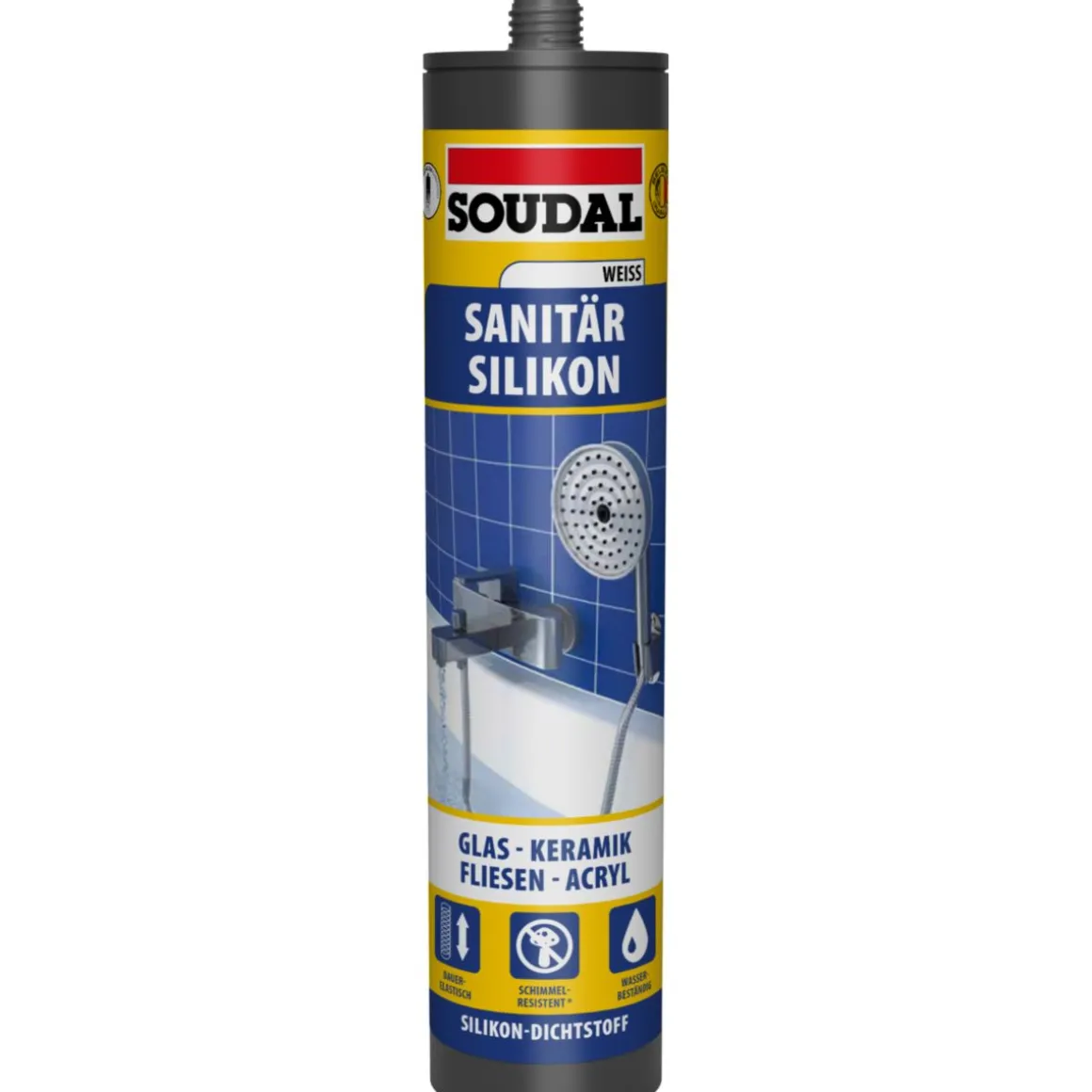 Soudal Dusche und Bad weiss 300 ml