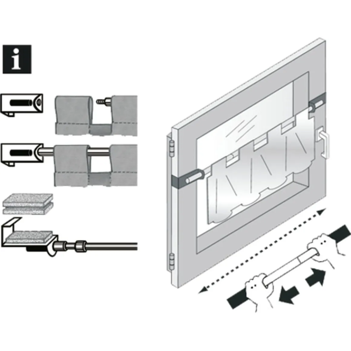 Spannvitrage 9 mm Zylinder 60-90 titan