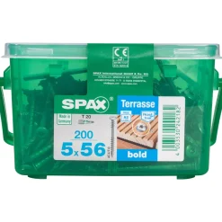 Spax Terrassenschraube Bold Zierkopf 5 x 56 mm 200 Stück