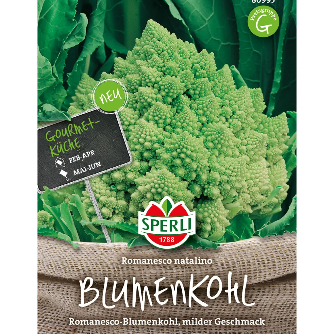 Sperli Blumenkohl Romanesco natalino