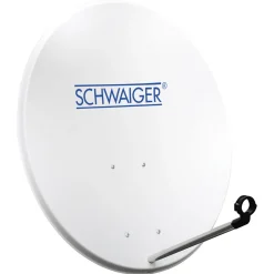 Stahl-Spiegel 80 cm weiss mit Logo