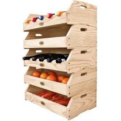 Stapelkiste Maxi für Obst und Gemüse ca. 59 x 38 x 18 cm