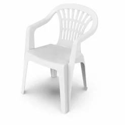 Stapelsessel LYRA weiß BxHxT 56 x 80 x 54 cm