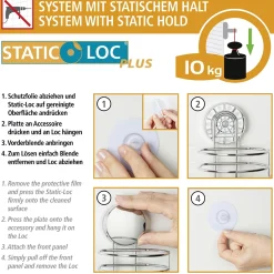 Static-Loc Plus Wand ablage Osimo