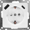 Steckdose Monaco mit USB-A/C-Anschluss