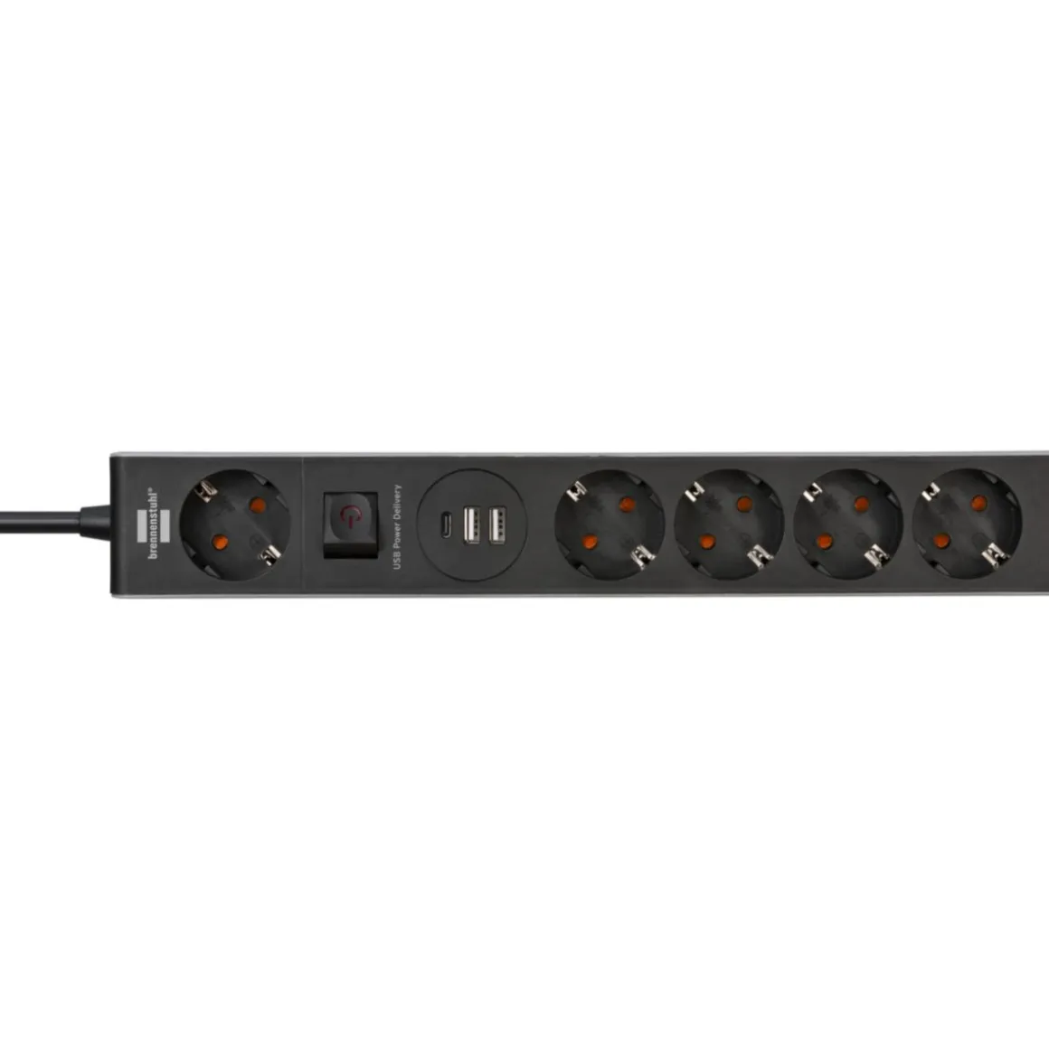 Steckdosenleiste 5-fach 2xUSB, 1xUSB-CQuickCharge