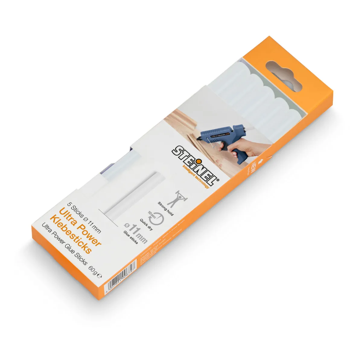 SteinelKlebesticks Ultra Power Durchmesser 11 mm 5 Stück 60g