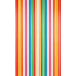 Streifenvorhang aus PE Folie bunt